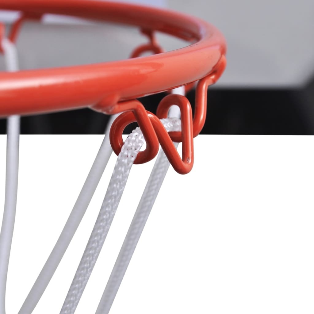 Indoor Mini Basketball Game W/ Steel Hoop Ball Pump Backboard Kids Children Toy