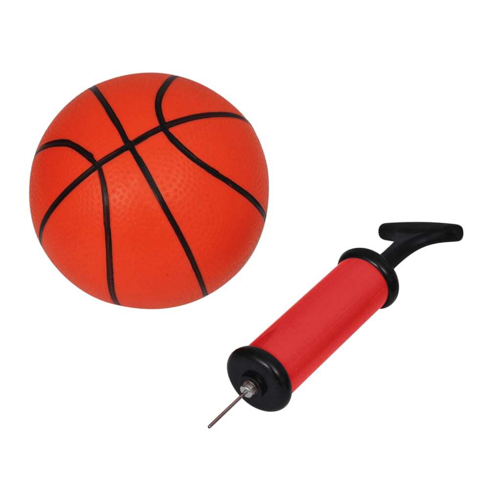 Indoor Mini Basketball Game W/ Steel Hoop Ball Pump Backboard Kids Children Toy