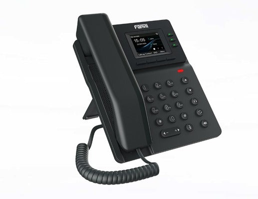 Fanvil V60P is a sleek and reliable basic-level IP phone. It supports PoE power supply for simplified installation and deployment