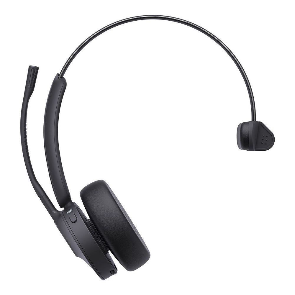 Yealink BH70 Bluetooth Wireless Mono Headset for Microsoft Teams with BT51 C Dongle and Type A Adapter