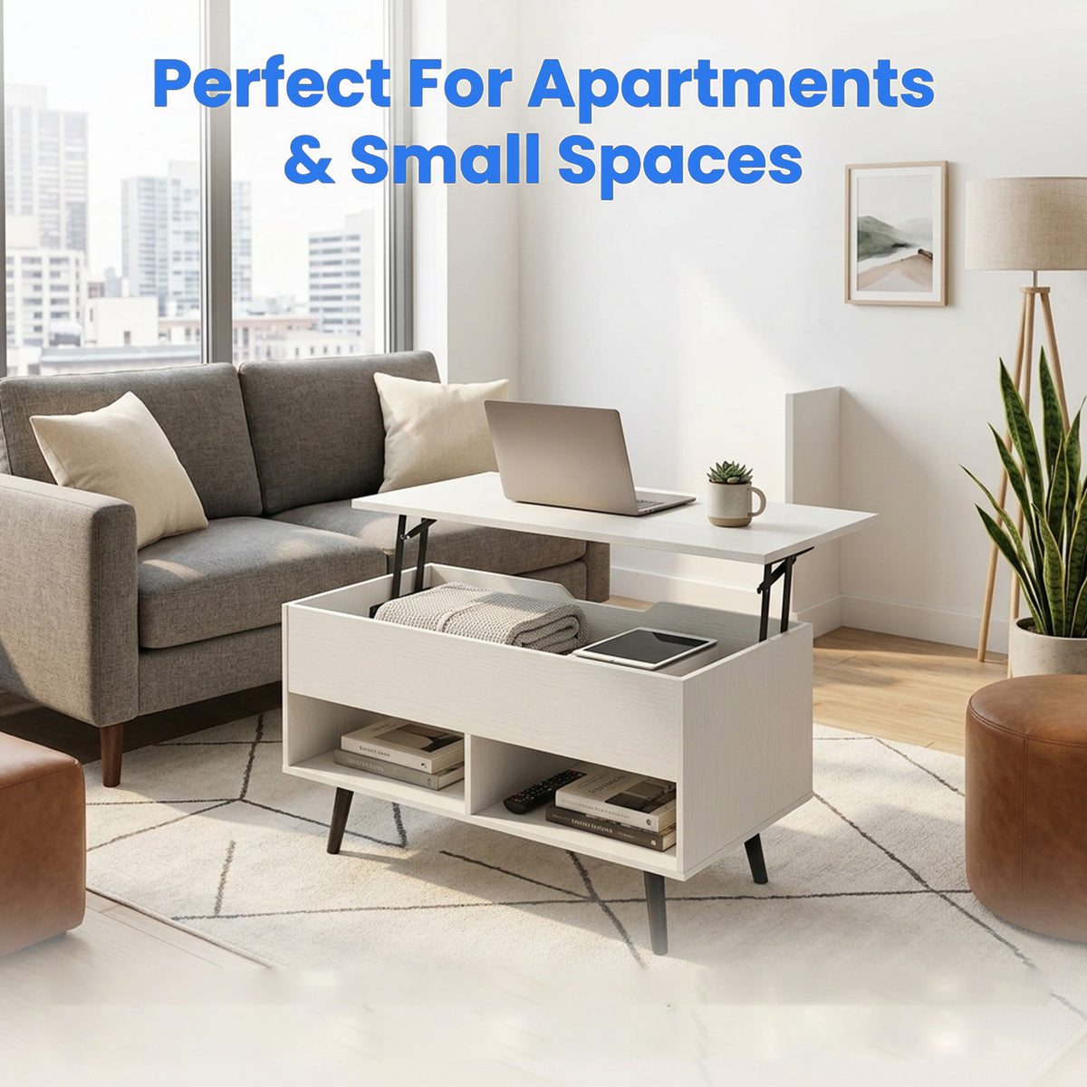 Lift Top Coffee Table with Hidden Storage Living Room Office Furniture