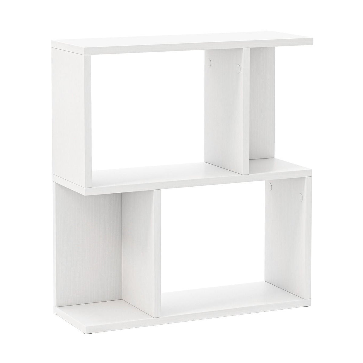3 Tier Wooden Bookshelf Small Space Display Shelf Nightstand Side Table
