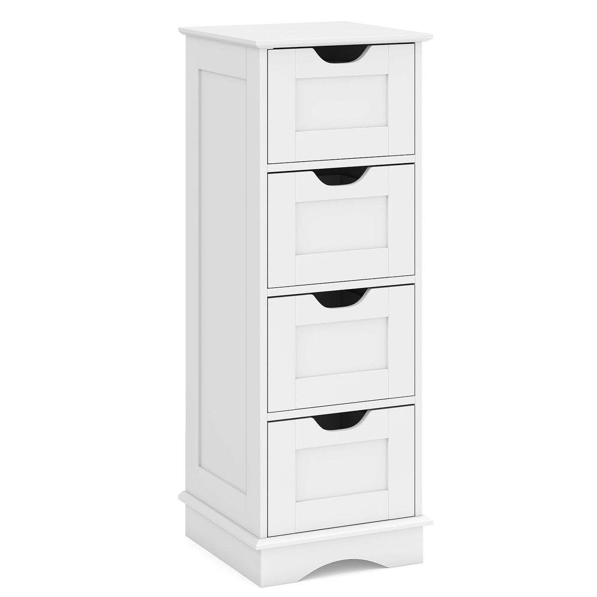 Bathroom Storage Cabinet with 4 Drawers Furniture Storage Home Hallway