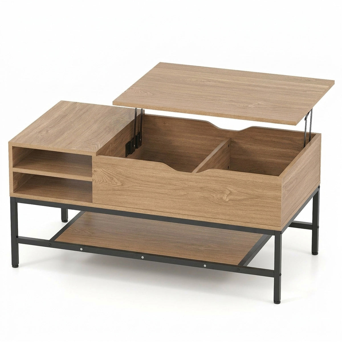 Modern Living Room Center Table with Hidden Compartment Home Furniture