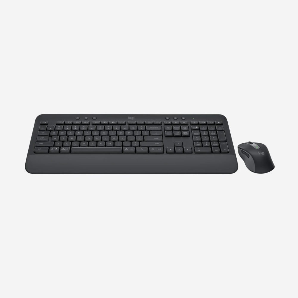 Logitech Signature MK650 Wireless Keyboard and Mouse Combo for Business Graphite with Bluetooth Low Energy