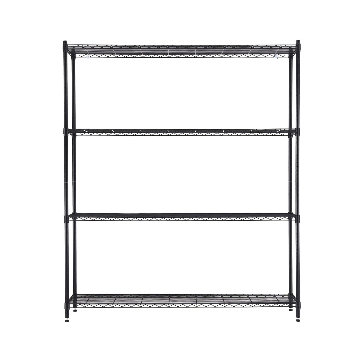 Artiss 4-Tier Kitchen Rack Shelf with Wheels Shelving 152x45x187CM Adjustable Metal Storage Shelves