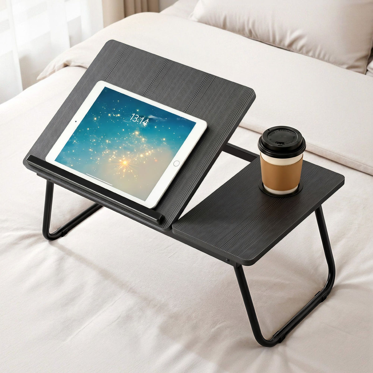 Artiss Laptop Desk Bed Table Foldable Portable Adjustable Black