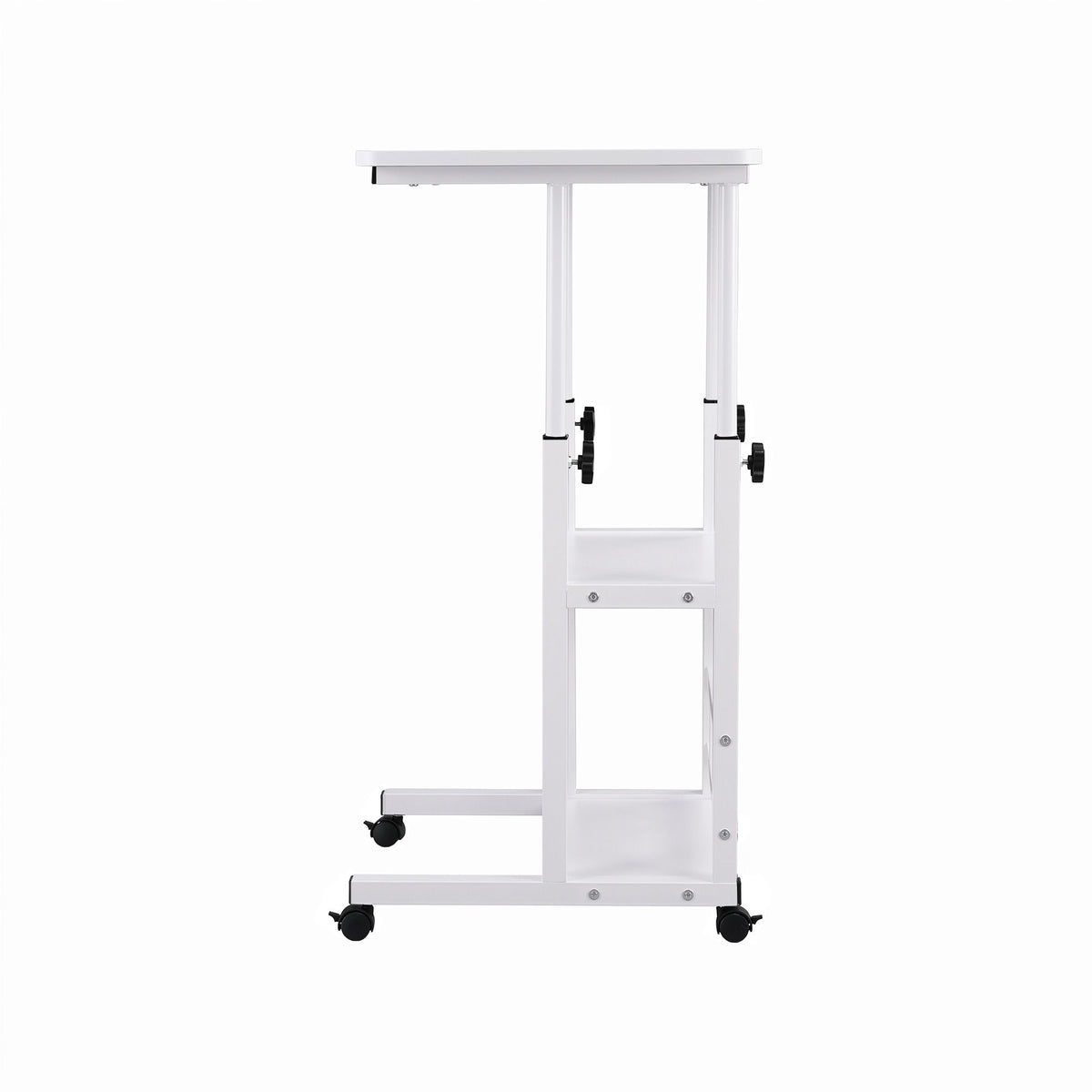 Artiss Laptop Desk Height Adjustable Mobile Workstation 60CM White