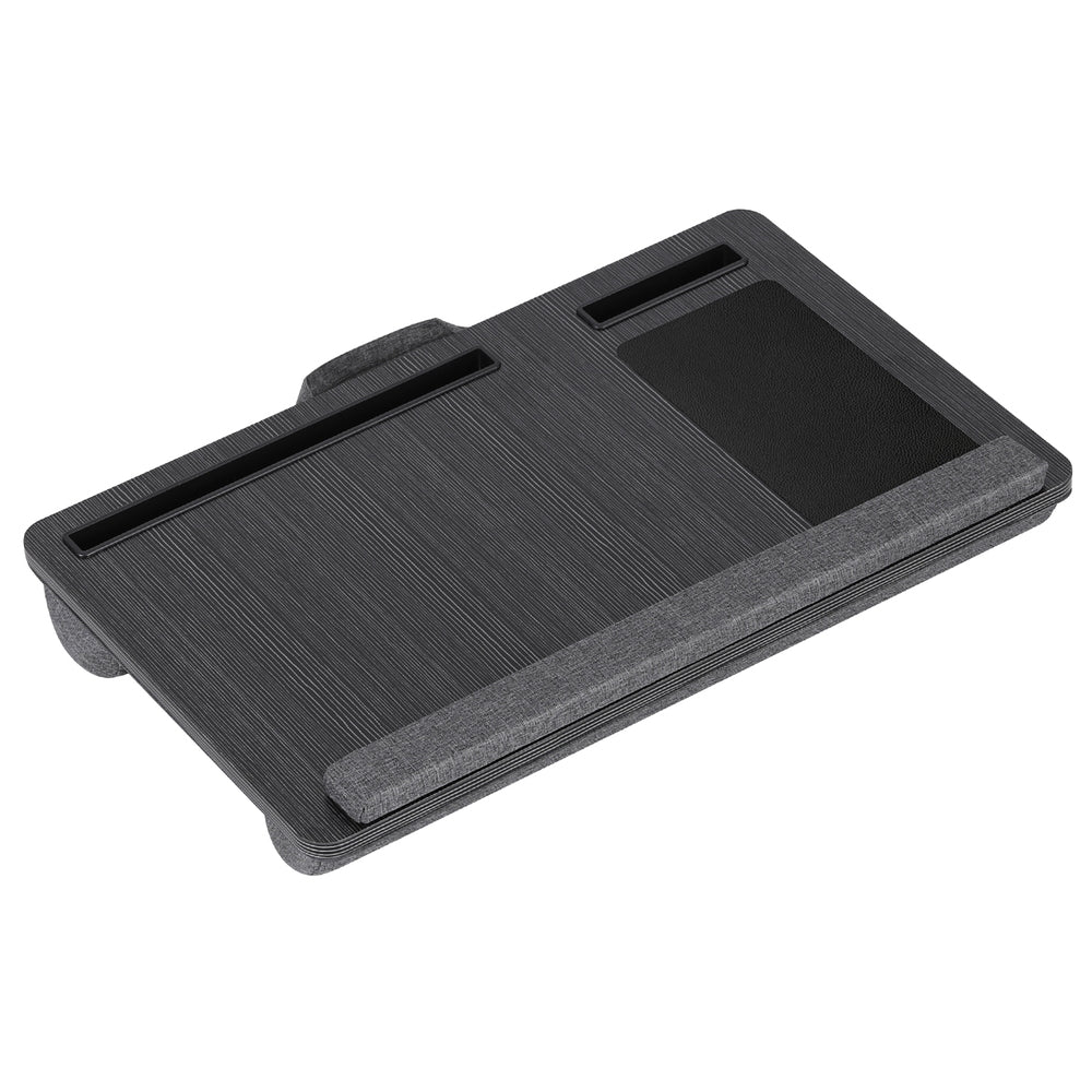 Artiss Portable Lap Desk 55cm for 13.3–15.6" Laptops w/ Mouse Pad & Phone Slot- Black