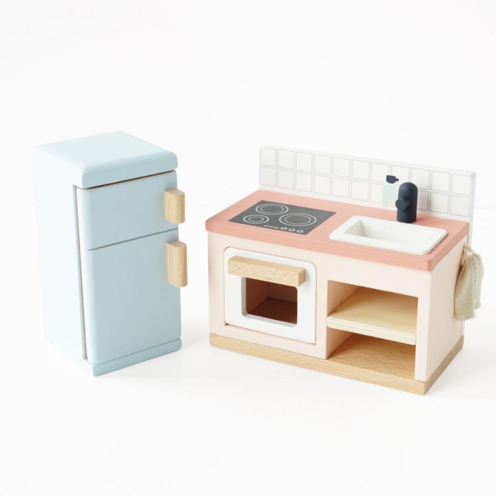 Le Toy Van  Wooden Dolls House Starter Furniture 35 Piece Kids Playset