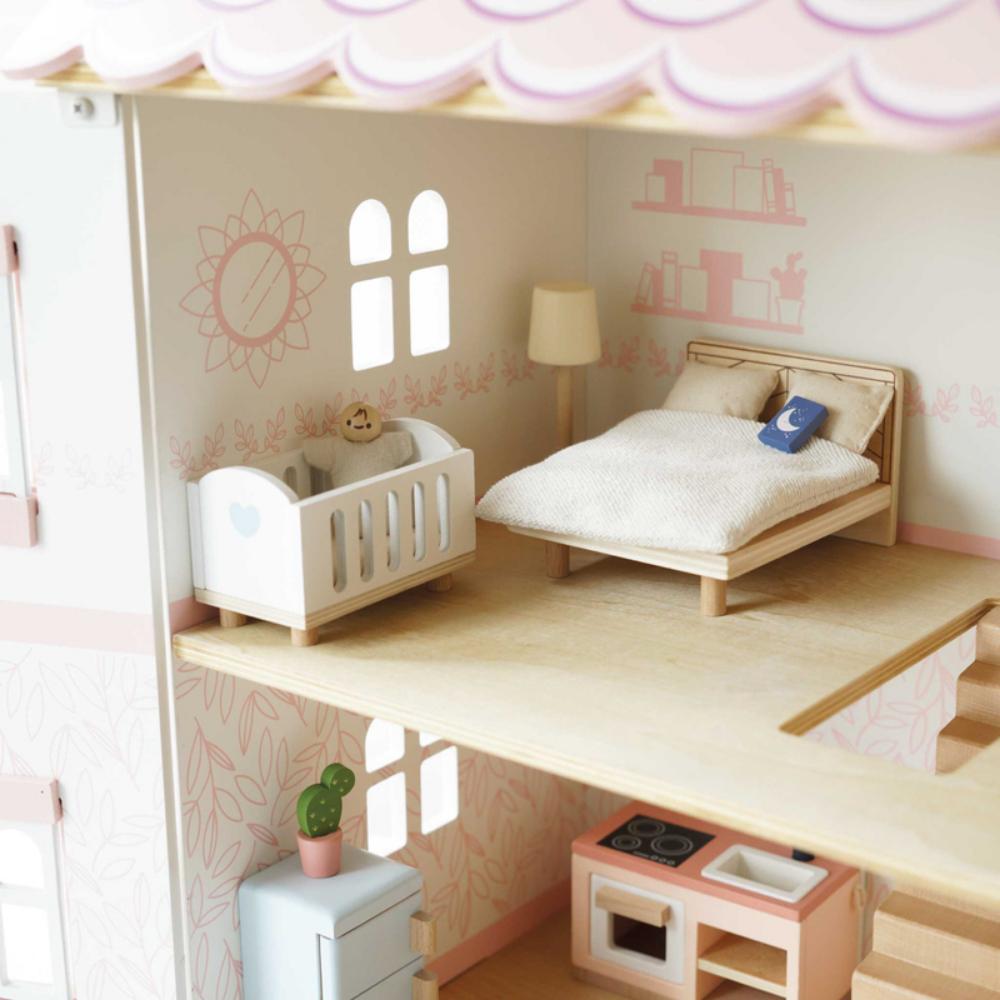 Le Toy Van  Wooden Dolls House Starter Furniture 35 Piece Kids Playset