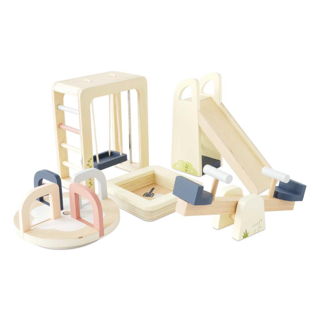 Le Toy Van Wooden Dolls House Outdoor Play Furniture Set of 5 Piece