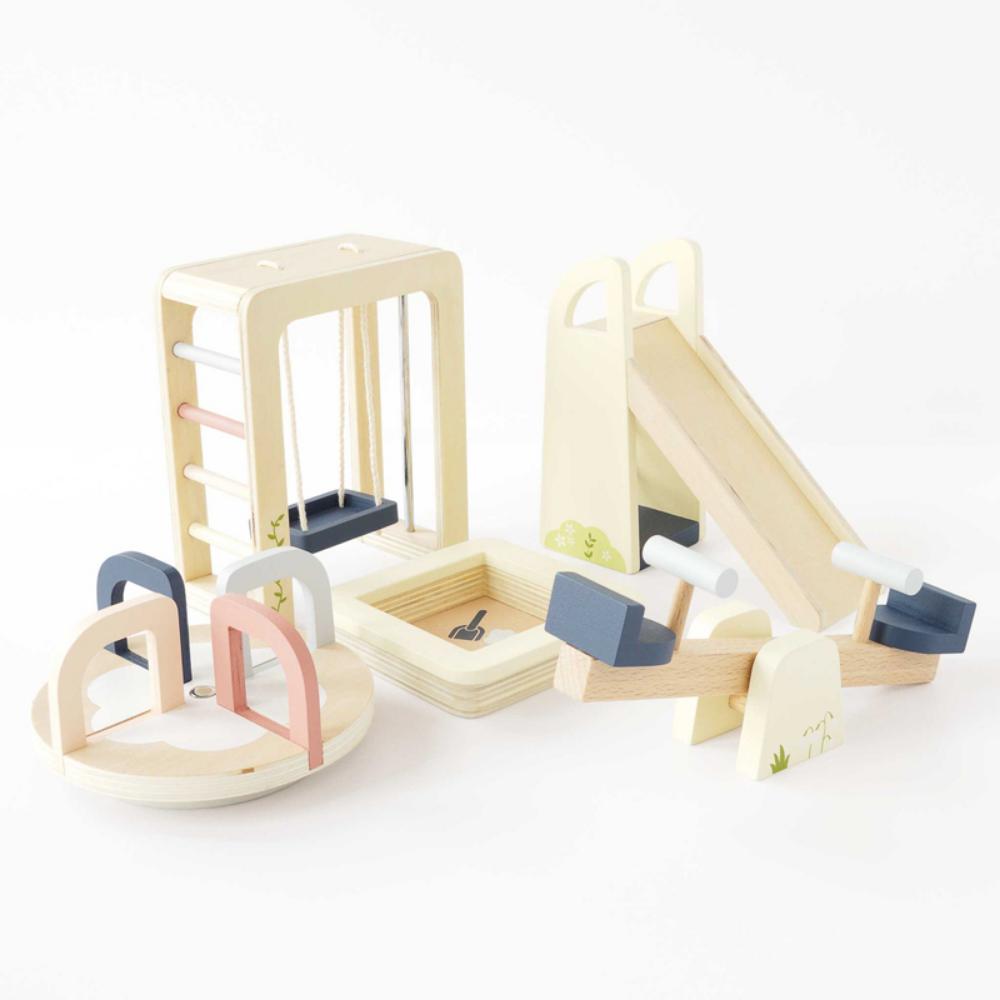 Le Toy Van Wooden Dolls House Outdoor Play Furniture Set of 5 Piece