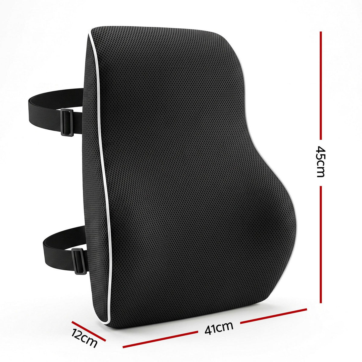 Artiss Ergonomic Lumbar Support Cushion Memory Foam Lumbar Pillow for Chair
