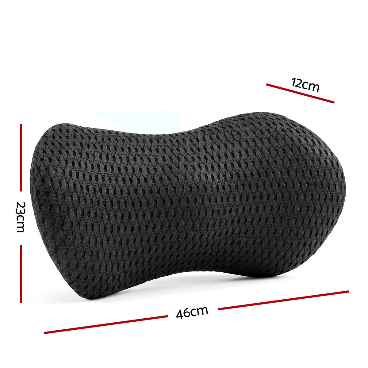 Artiss Lumbar Support Pillow Ergonomic Memory Foam Lumbar Pillow for Lower Back