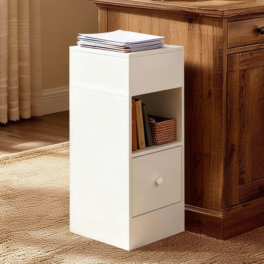 Levede Slim Bedside Table Nightstand Side End Table Storage Bedroom Cabinet-2065254303437819910