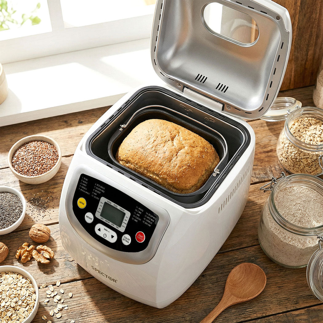 Spector 19 Program Automatic Bread Maker Machine Oven Non Stick Home Bakehouse-2050056759418163206