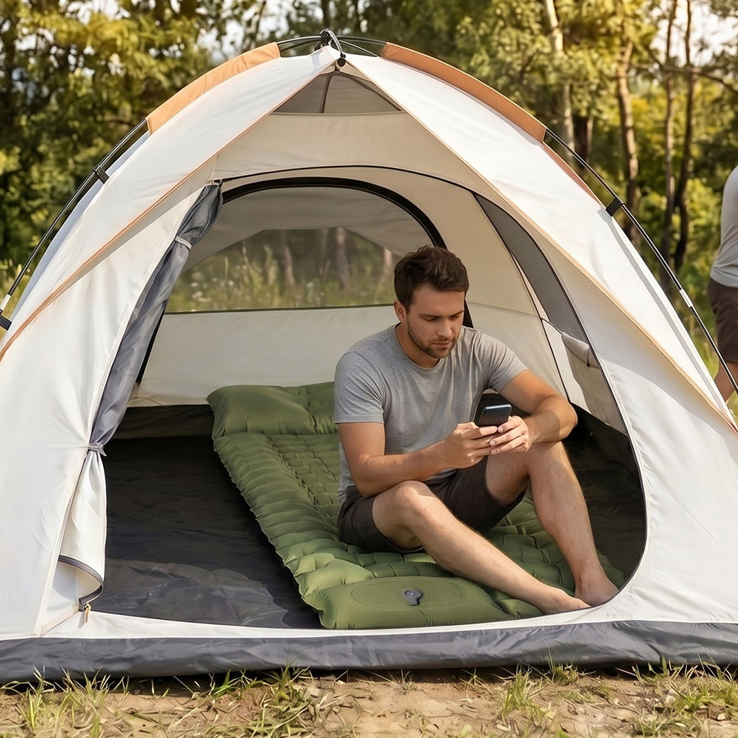 Mountview Camping Sleeping Pad Ultralight Inflatable Mattress Bed Pillow Hiking-2050059023172112390