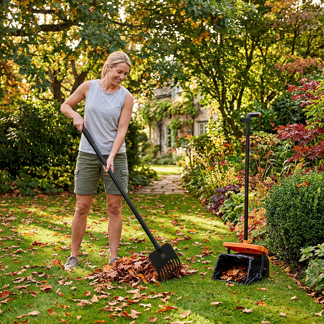Pawz Pooper Scooper Rake Kit Long Handle Dog Poop Picker Easy Pickup Outdoor-2050059017870512134