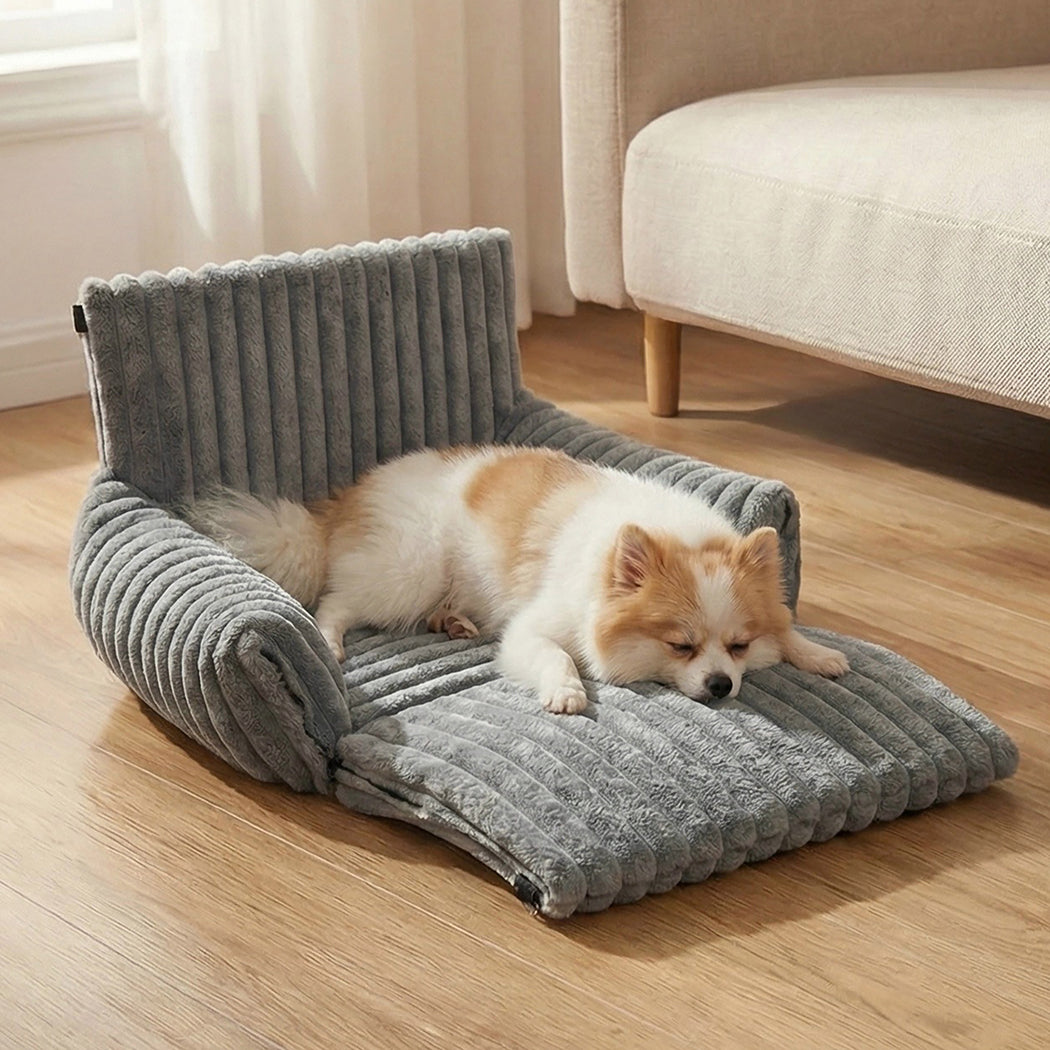 Pawz Dog Car Seat Booster Portable Travel Safety Cosy Pet Bed Washable Non Slip-2065254304943575046
