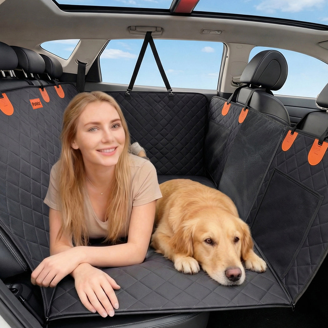 Pawz Dog Car Seat Cover Pet Back Seat Hammock Safety Protector  Waterproof-2065254294092910598