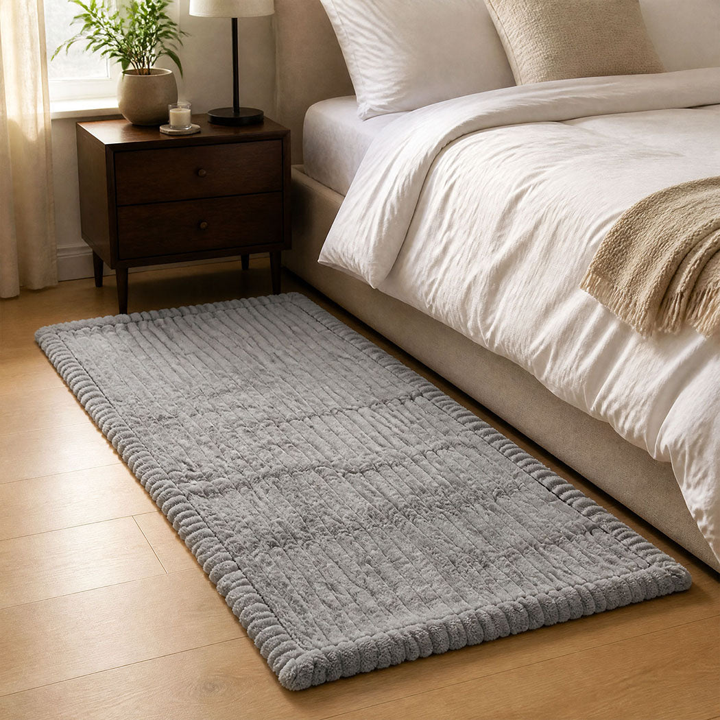 Marlow Sofa Cover  Lounge Plush Pet Couch Cover Non-Slip Light Grey 70x180cm-2072893570074939398