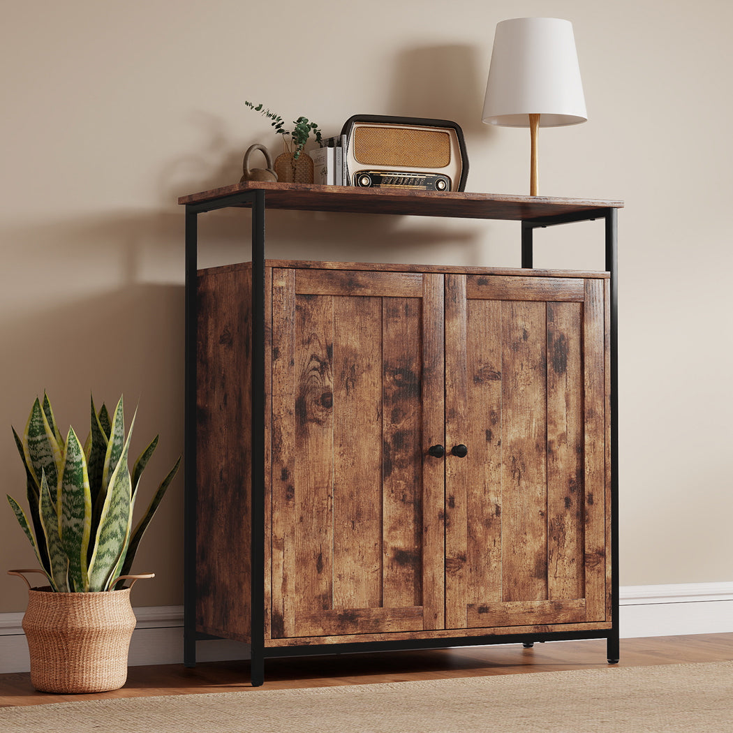 Levede Storage Cabinet Multipurpose Organiser Cupboard Adjustable Shelves-2065254300464058374