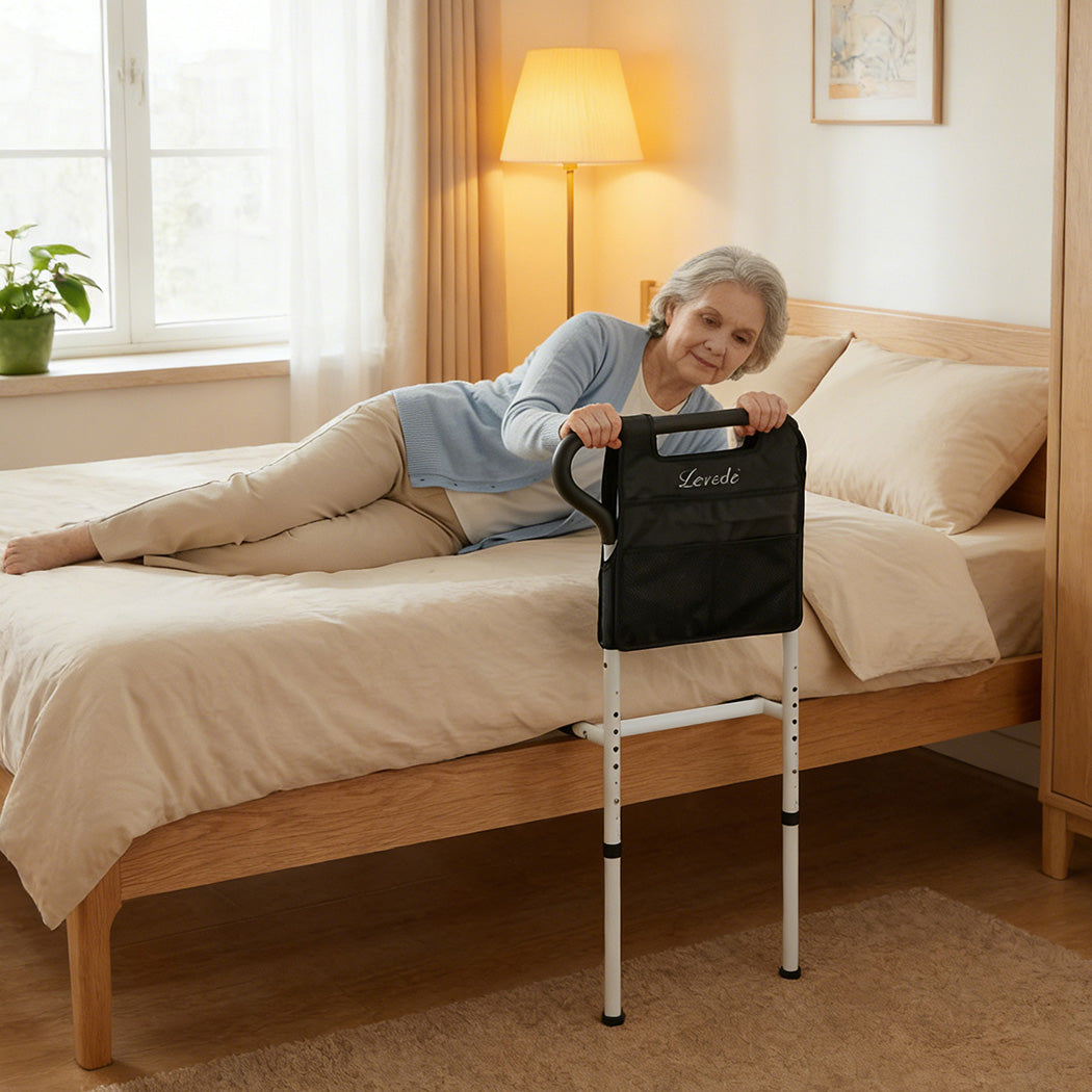 Levede Bed Rail Safety Bed Assist Rail Grab Handrail Adjustable Elderly Adult-2050056771933966342