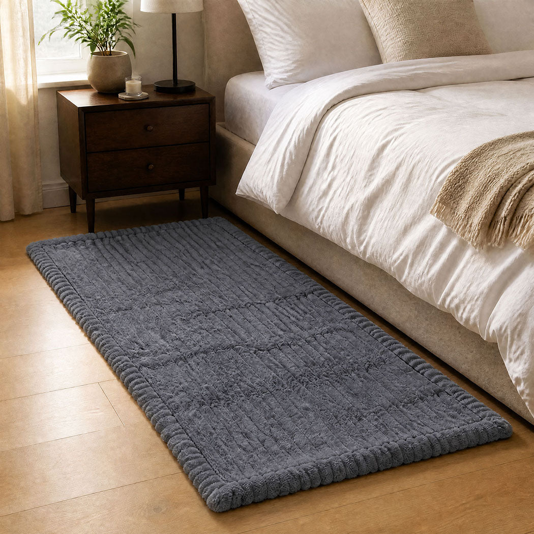 Marlow Sofa Cover  Lounge Plush Pet Couch Cover Non-Slip Dark Grey 70x150cm-2072893569131220998