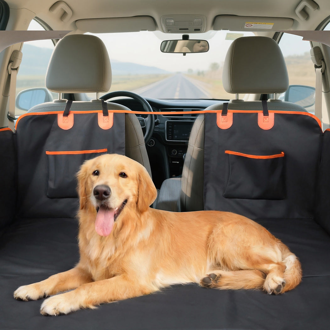 Pawz Dog Car Seat Cover Convertible Pet Back Seat Hammock Protector Waterproof-2065254293887389703