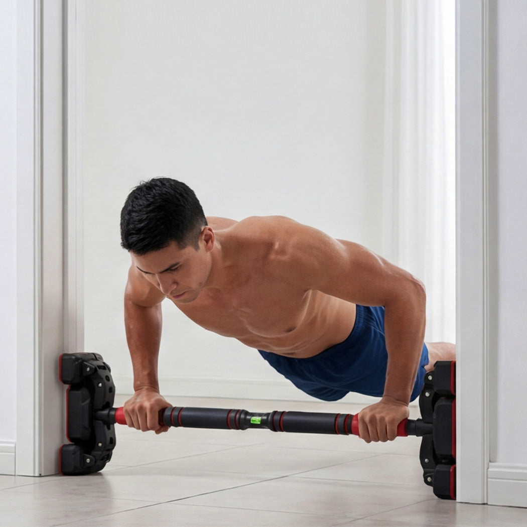 Centra Doorway Pull Up Bar 73-101cm Adjustable Push Up Bar Exercise Home Gym-2065254307485323271