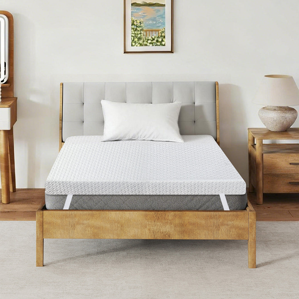 Dreamz Dual-Layer Memory Foam Mattress Topper 10cm-2065254636834656263