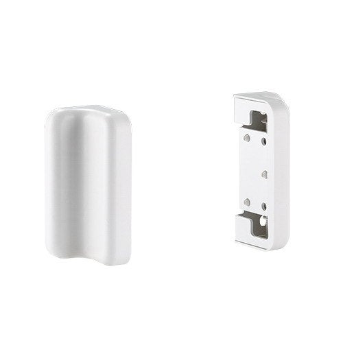 Brateck Matte White Slatwall Wall Mounting Plate Works with Slatwall Panel 50kg Weight Capacity