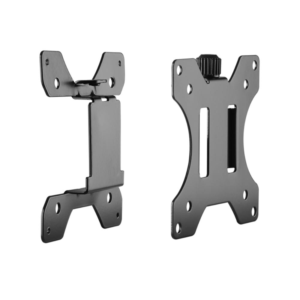 Brateck Quick Release VESA Mount Adapter Plate for 75x75mm and 100x100mm Monitors Steel Construction Matte Black