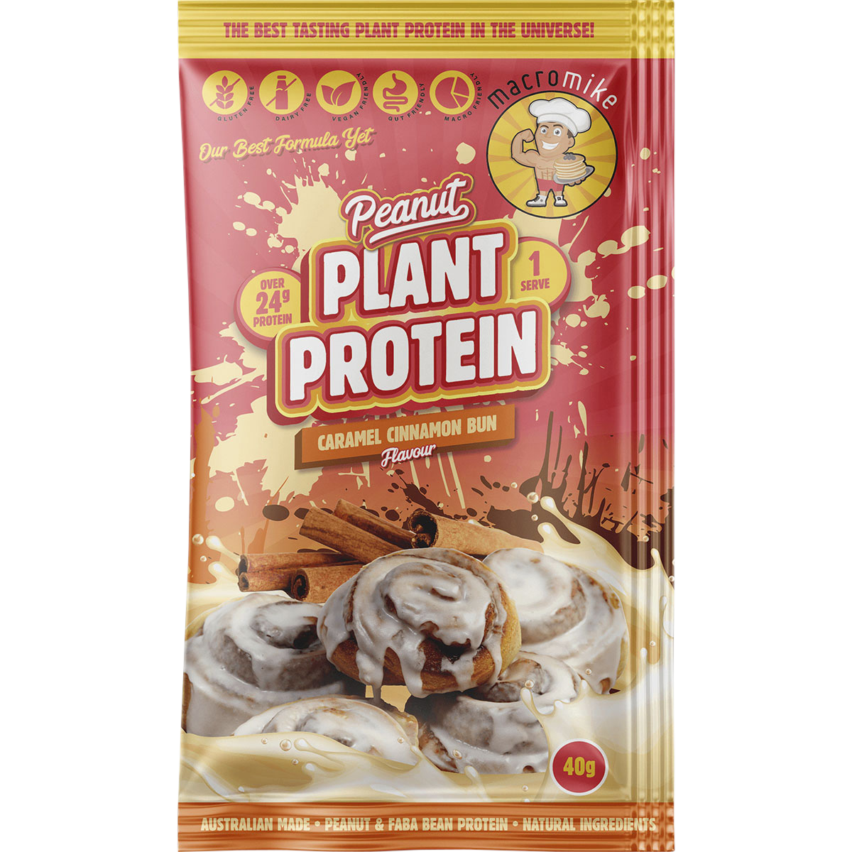 Macro Mike Peanut Plant Protein Sample Pack 8x40g