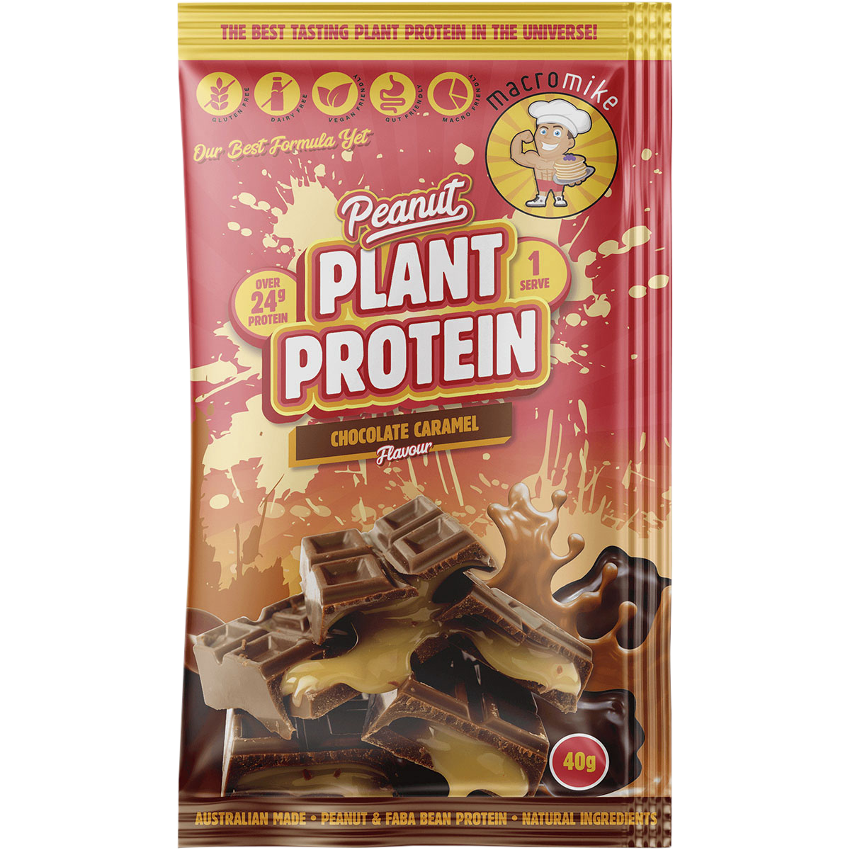 Macro Mike Peanut Plant Protein Sample Pack 8x40g