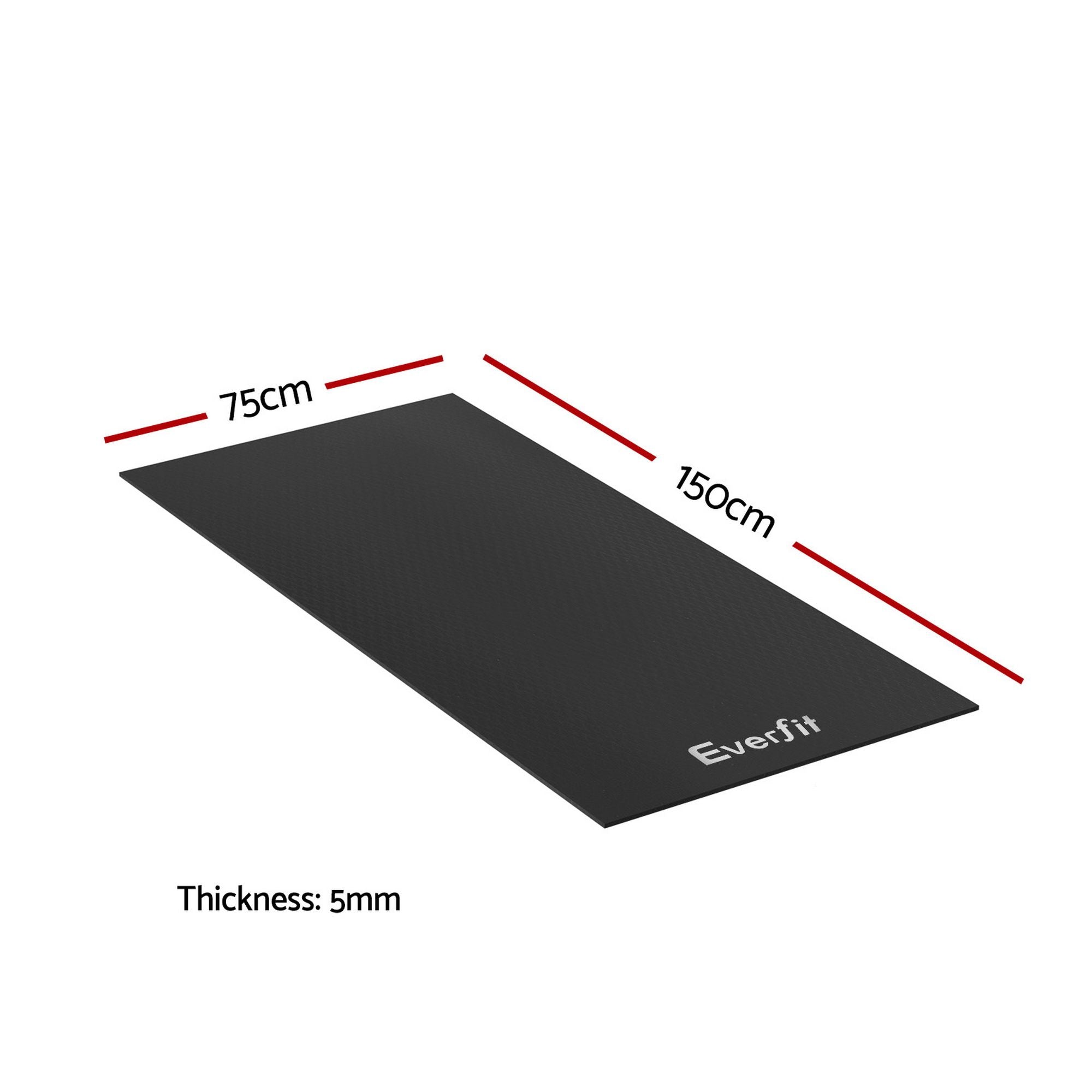 Everfit Exercise Equipment Mat Treadmill Floor Rug Home Gym Fitness Yoga
