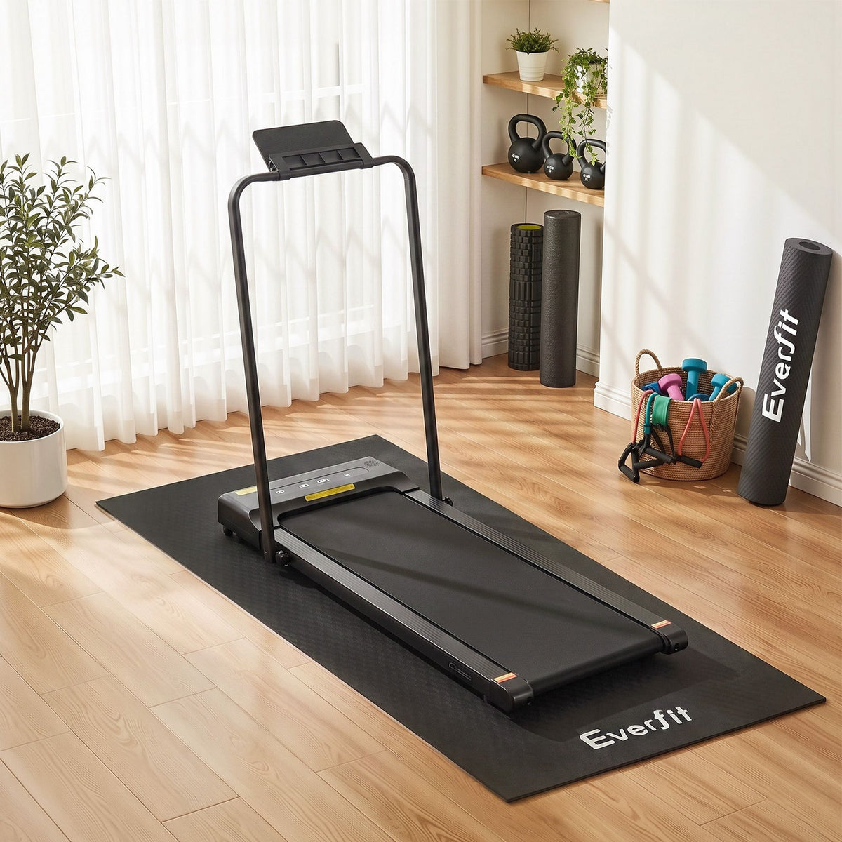 Everfit Exercise Equipment Mat Treadmill Floor Rug Home Gym Fitness Yoga