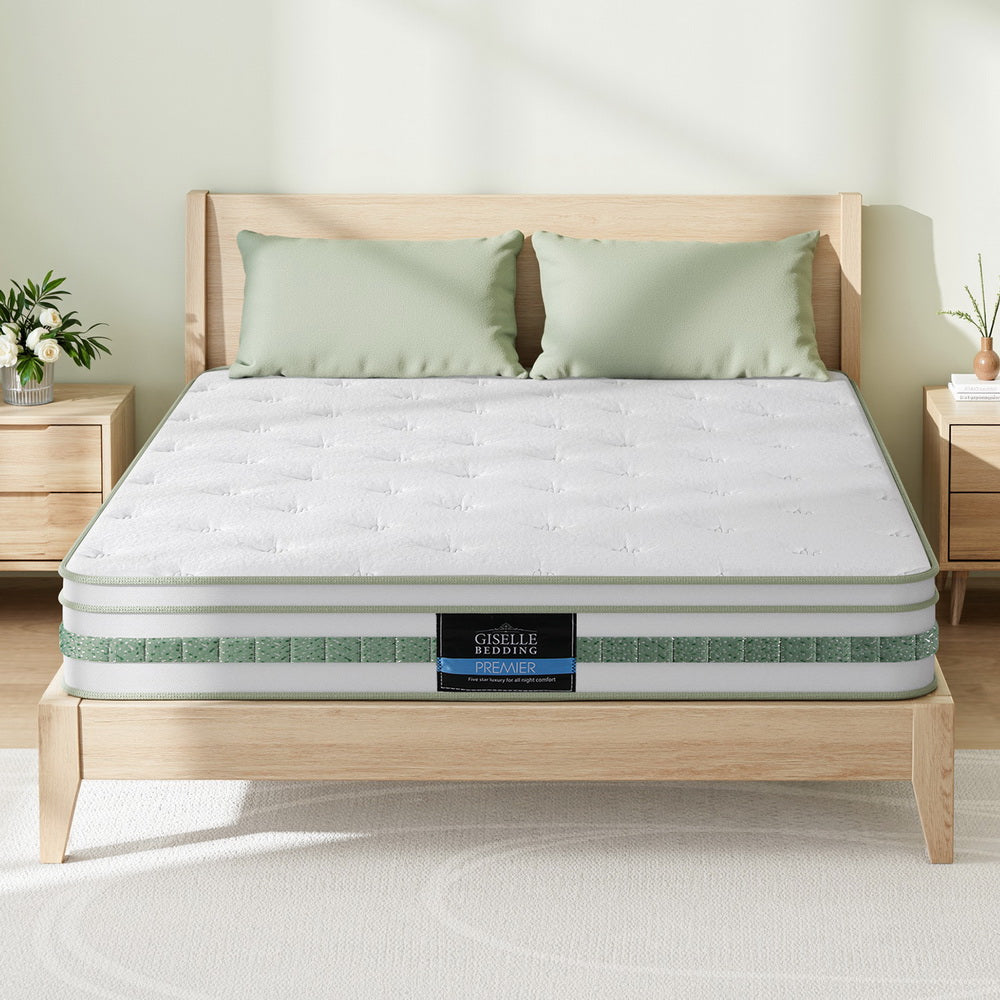 Giselle Mattress Double Green Tea Mattresses 20cm