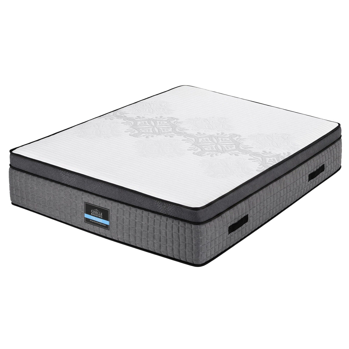 Giselle Bedding King Mattress 37cm 4in1 Adjustable Firmness Cooling Memory Foam