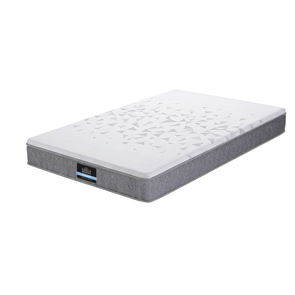 Giselle Bedding Single Mattress 23cm Pocket Spring Mattress with Adjustable Firmness Reversible Foam Layer
