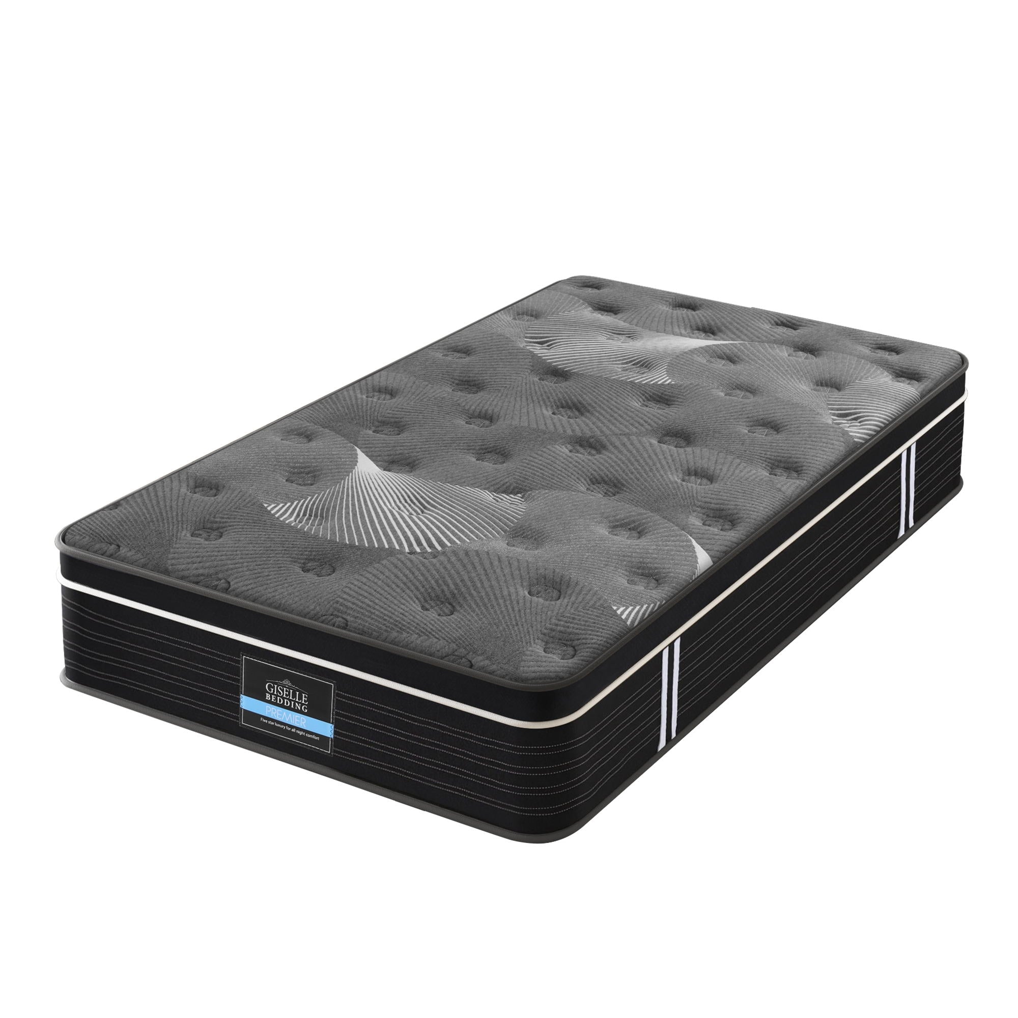 Giselle Bedding 35cm Graphene Memory Foam Medium Firm Euro Top Mattresses King Single
