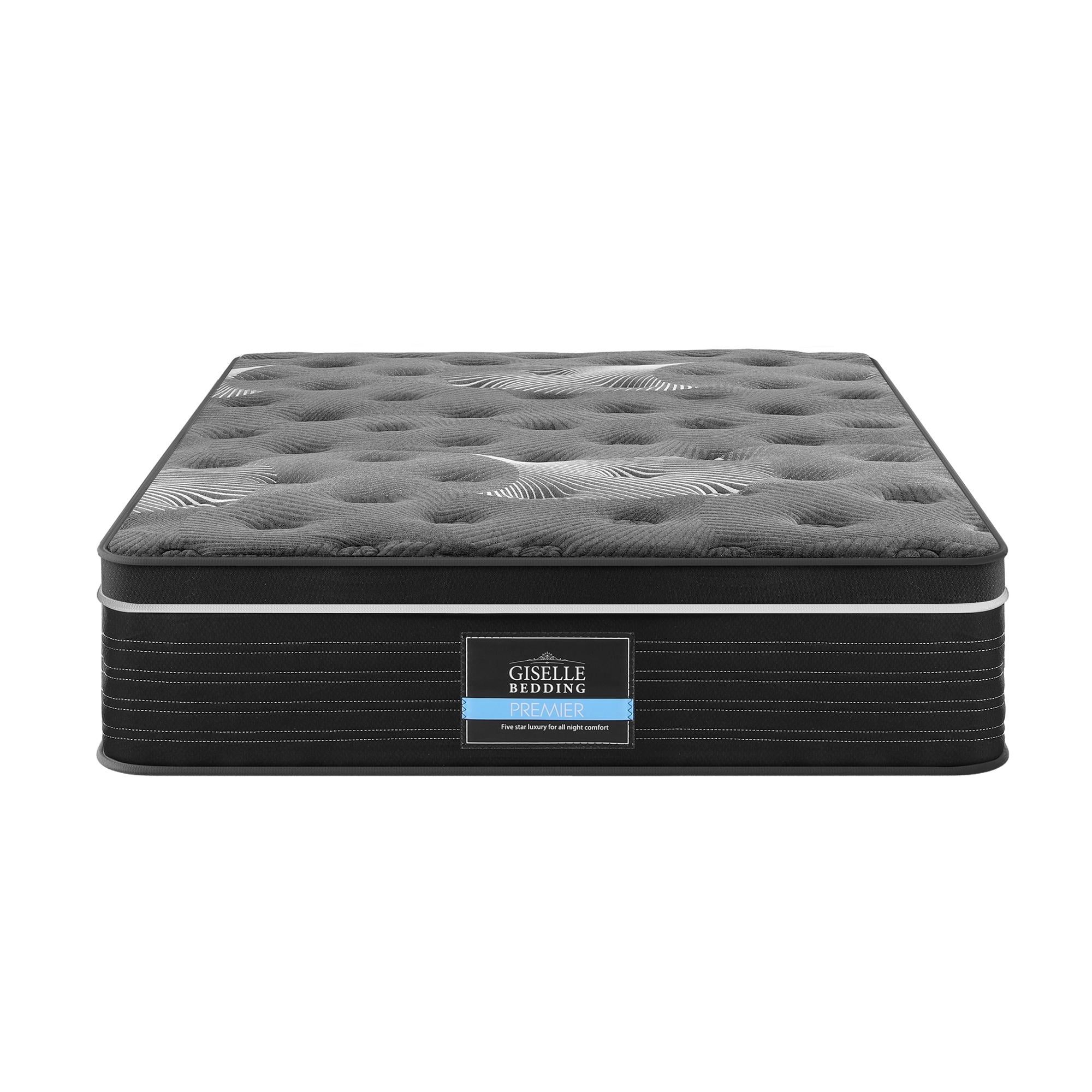 Giselle Bedding 35cm Graphene Memory Foam Medium Firm Euro Top Mattresses King Single