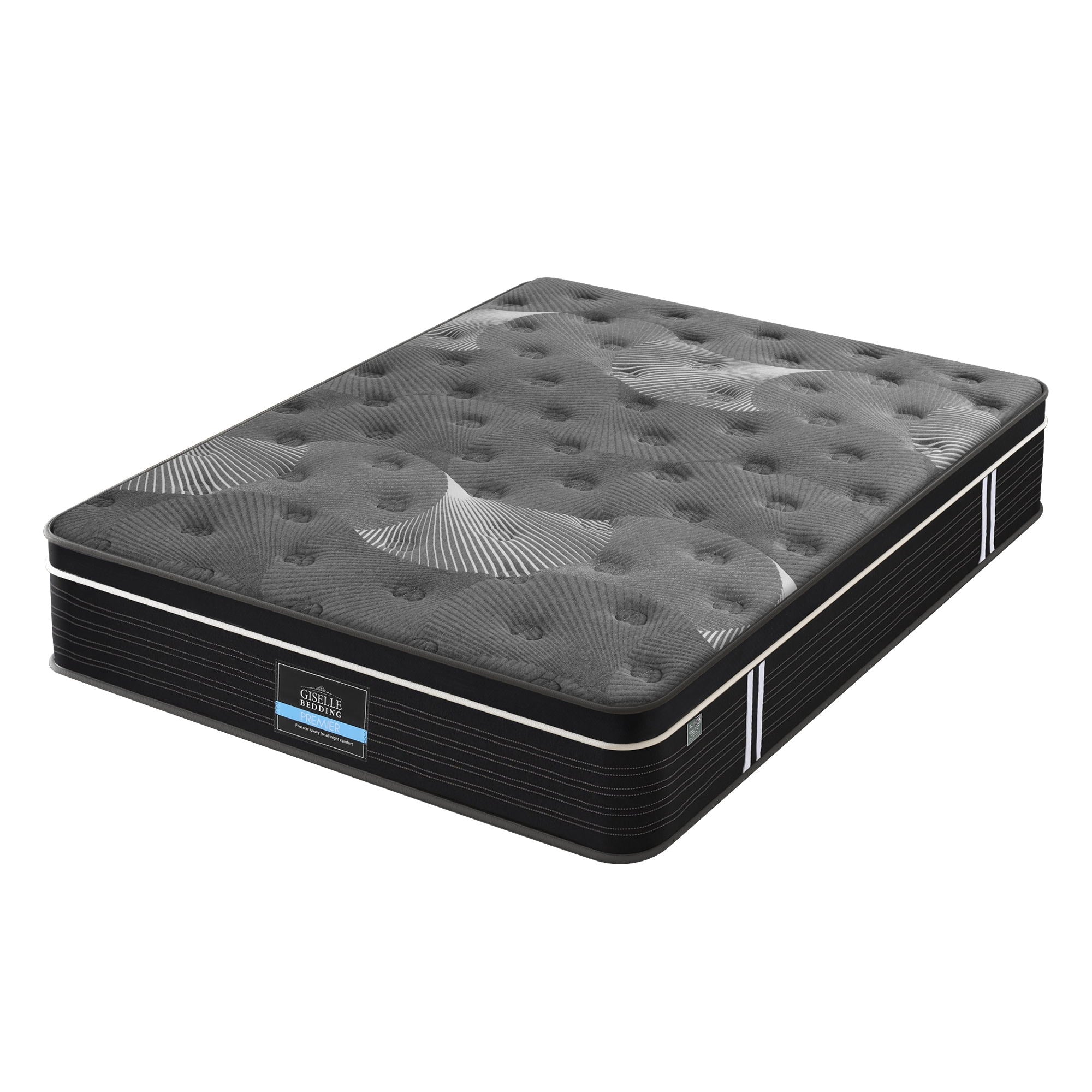 Giselle Bedding 35cm Graphene Memory Foam Medium Firm Euro Top Mattresses Queen
