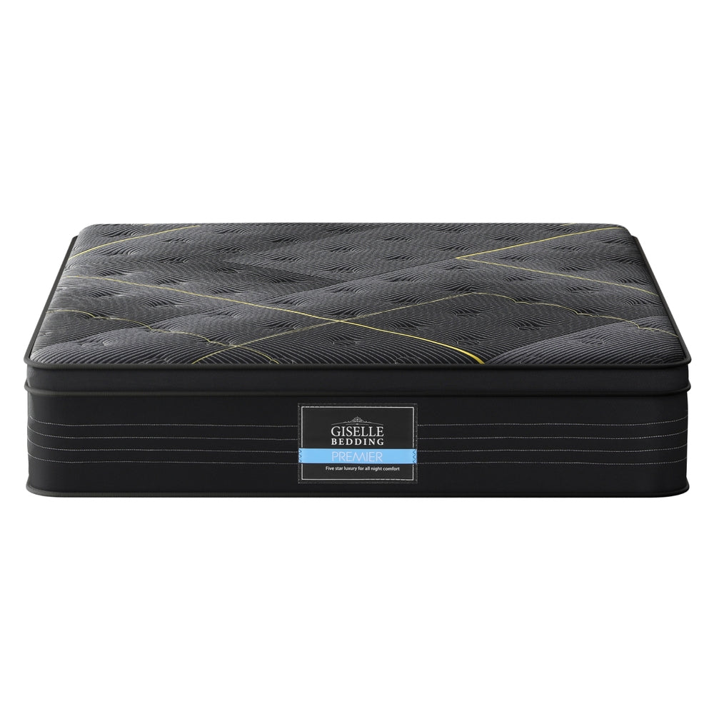 Giselle Mattress Queen Bed Bamboo Pocket Firm Foam - 35cm