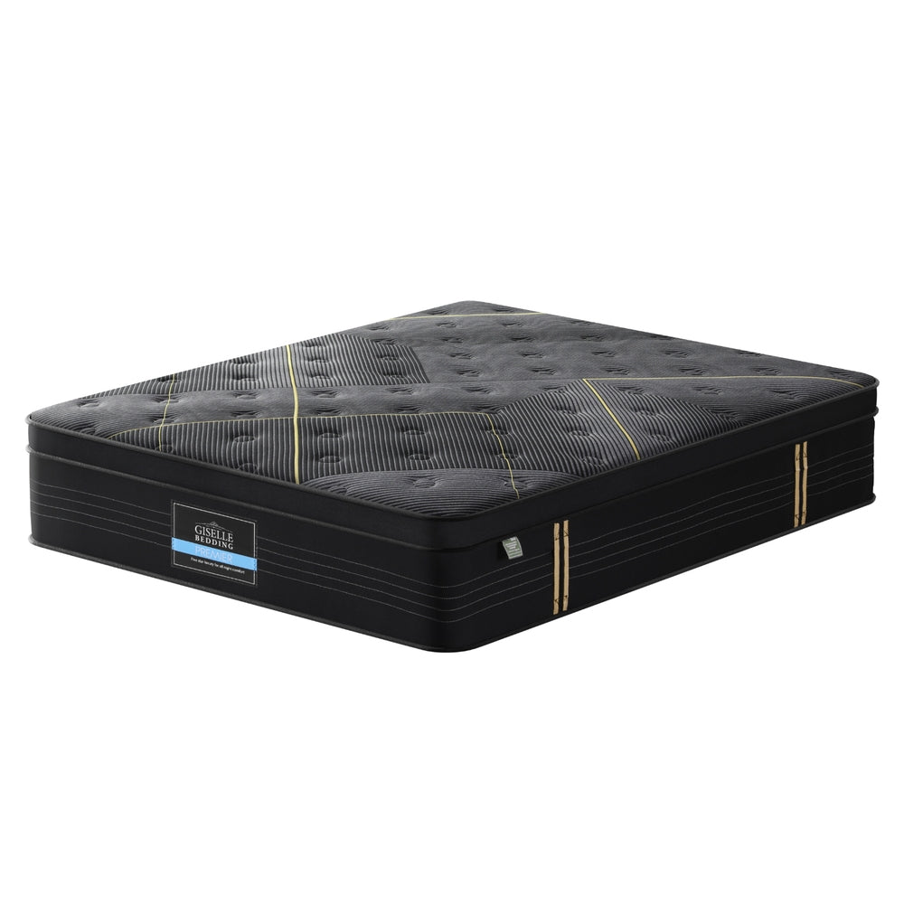 Giselle Mattress Queen Bed Bamboo Pocket Firm Foam - 35cm