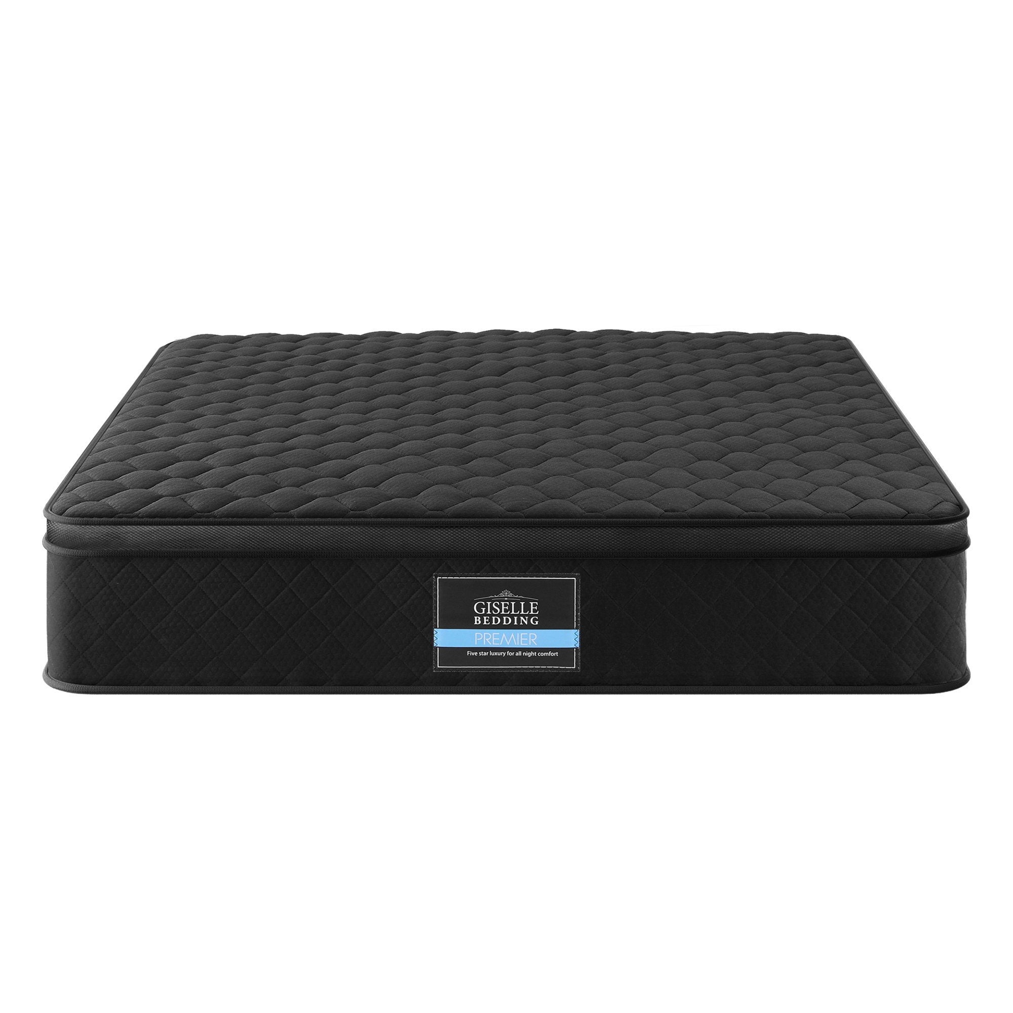 Giselle Bedding Mattress 34cm 5-Zone Pocket Spring Egg-crate Memory Foam Queen