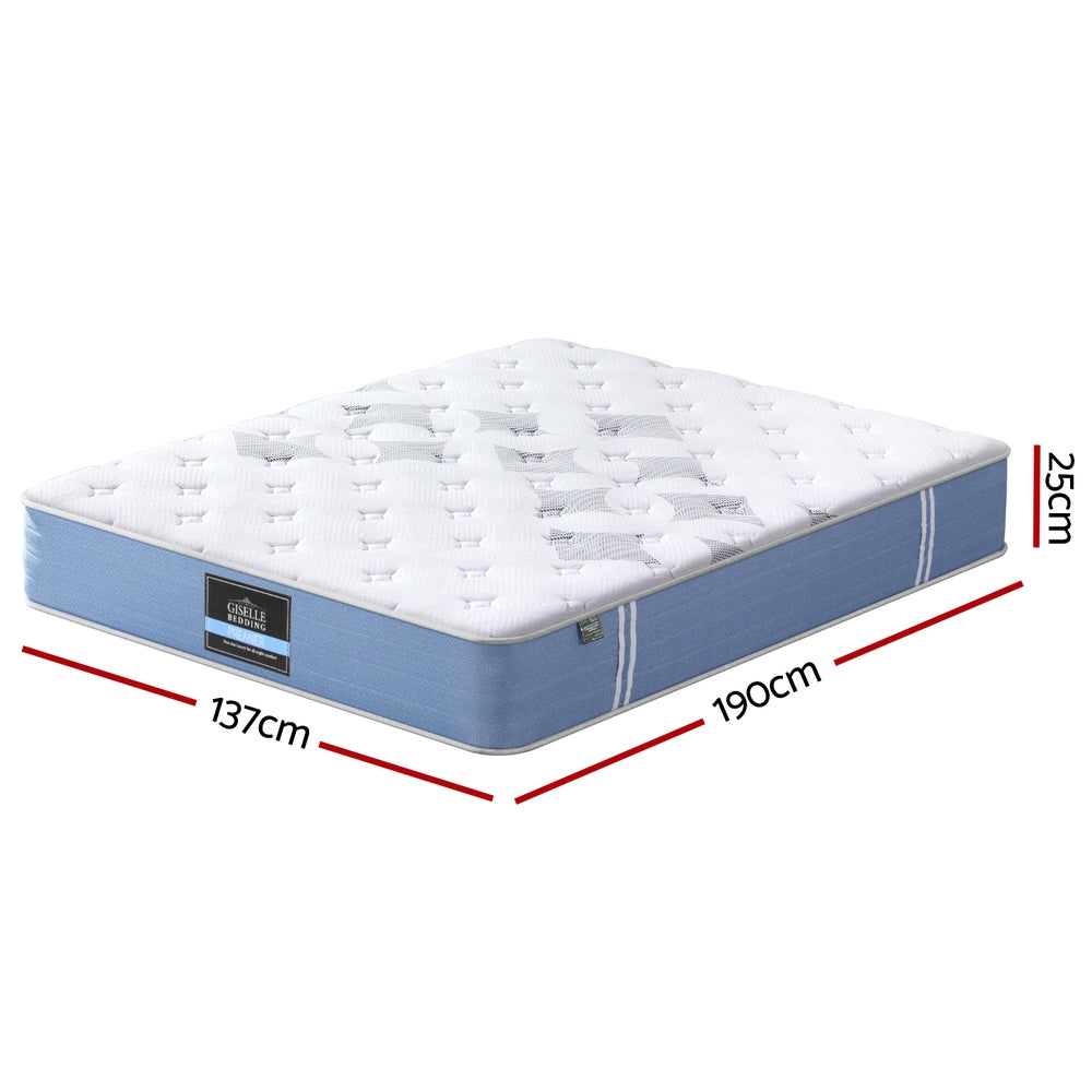 Giselle Mattress Double Bed Pocket Spring Mattresses - 25cm