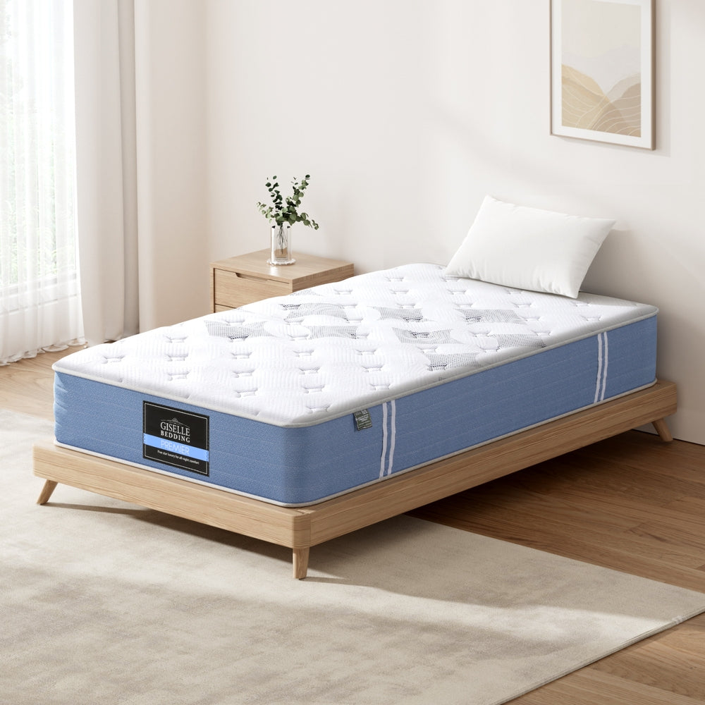 Giselle Mattress Single Bed Pocket Spring Mattresses - 25cm