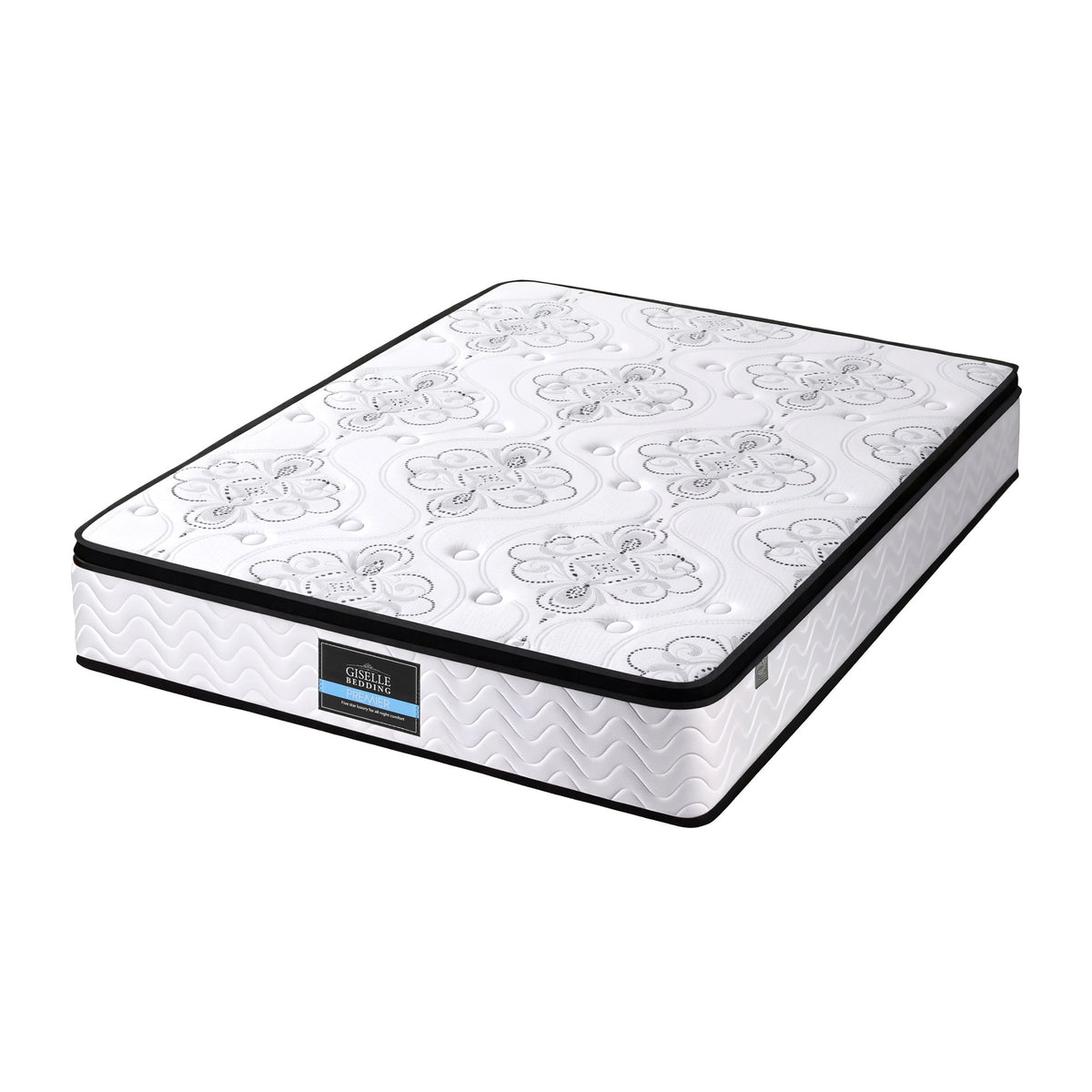 Giselle Bedding 30cm Mattress Pocket Spring Medium Firm Foam Euro Top King